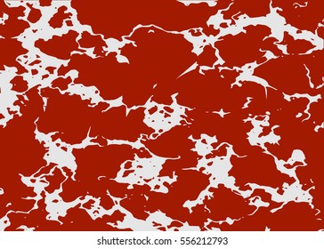Marble texture white and red. Meat Texture. Abstract Vector Background