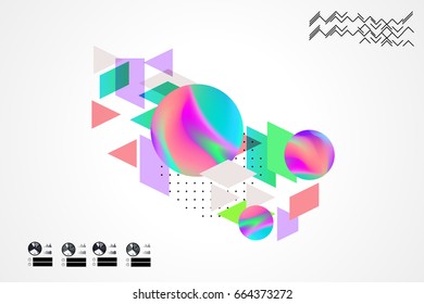 Marmor-trendige Illustrationshintergründe, Plakate mit abstrakten Formen flüssiger Blasen, geometrische Stilelemente im Stil der 80er Jahre und 3D-Designelemente. Retro-Kunst für Umschläge, Banner,
