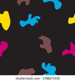 Marble Unique Seamless Pattern. Abstract Seamless pattern background