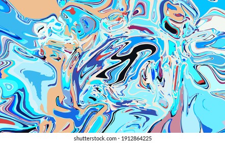 Marble vector fluid background. Liquid ink splash design.