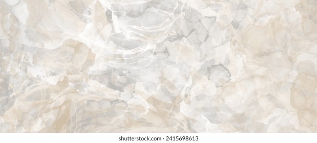 Marble vector texture background. Granite. Stone. Hand drawn grey abstract illustration for background, cover, interior decor. Grunge watercolor surface. Template for design interior.