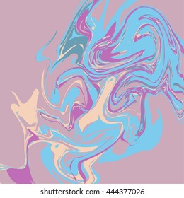 Marble vector texture, marbling abstract background illustration, marbling watercolor colorful ink.