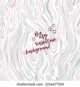 Marble vector texture for Valentine day love beautiful background.  Hand drawn  design for fashion print, poster, sale banner, greeting card, invitation. 