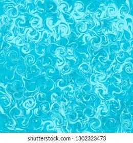 Marble vibrant  texture in mint chichi ultra faschionable teal tones, abstract vector digital paint background