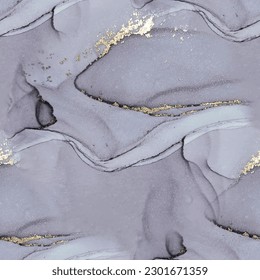 Marble Water Color. Blue Alcohol Ink Repeat. Luxury Seamless Template. Wall Seamless Glitter. Gold Gradient Watercolor. Blue Lavender Art Paint. Gold Light Marble Background. Alcohol Ink Background.