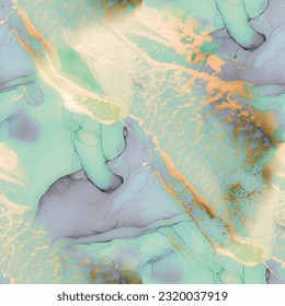 Marble Water Color. Blue Purple Art Paint. Luxury Seamless Repeat. Gold Floor Marble Watercolor. Wall Elegant Glitter. Blue Alcohol Ink Repeat. Gold Gradient Background. Water Color Watercolor.