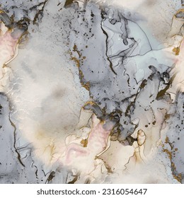 Marble Water Color. Floor Marble Watercolor. Gold Art Paint. Lilac Alcohol Ink Watercolor. Pink Gradient Background. Pink Wall Elegant Texture. Gold Alcohol Ink Repeat. Luxury Abstract Painting.