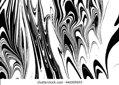 Marble wavy pattern. Abstract background illustration. Ebru, Turkish marbling art background. Suminagashi. Hand drawn marbling illustration technique. Watercolor stains, abstract background art.