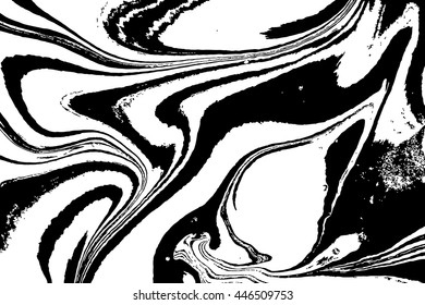 Marble wavy pattern. Abstract background illustration. Ebru, Turkish marbling art background. Suminagashi. Hand drawn marbling illustration technique. Watercolor stains, abstract background art.