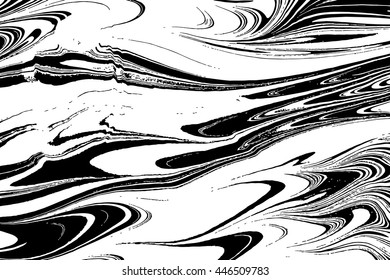 Marble wavy pattern. Abstract background illustration. Ebru, Turkish marbling art background. Suminagashi. Hand drawn marbling illustration technique. Watercolor stains, abstract background art.
