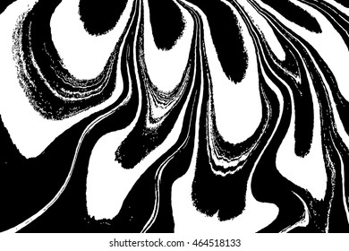 Marble wavy pattern. Abstract background illustration. Turkish marbling art background. Hand drawn marbling illustration technique. Watercolor stains, abstract background art.