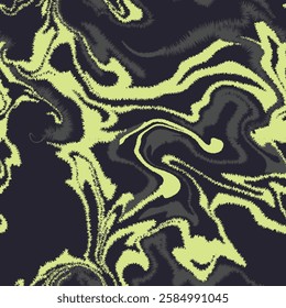 Marble Weird Line illustration Vector Seamless Pattern Art  