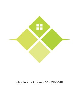 marble and windmill tile granite logo vector icon illustration