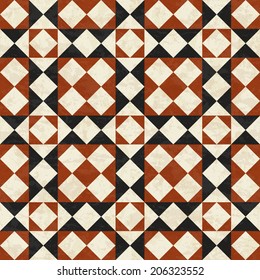 marbled abstract geometric pattern, textured seamless vector illustration