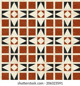 marbled abstract geometric pattern, textured seamless vector illustration