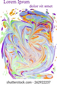 marbled artwork card, exotic abstract background 