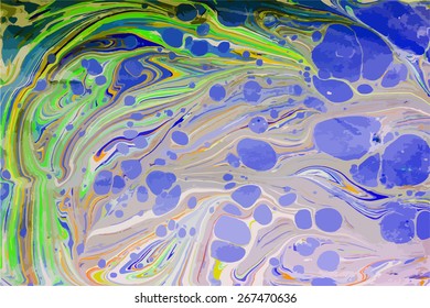 marbled artwork ebru texture, exotic abstract background 