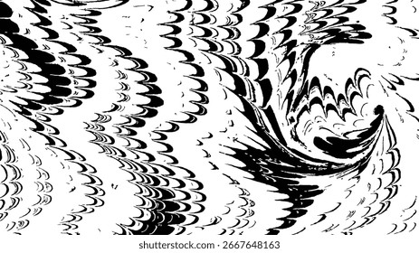 Marbled black texture background. Design illustration vector. Abstract pattern effect