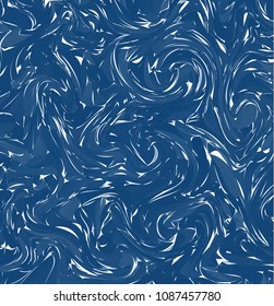 Marbling. Blue Marble texture. Paint splash. Colorful fluid. Abstract liquid colored background. Vector illustration.