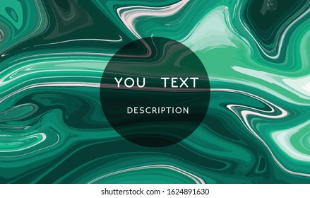 marbling green abstract background design