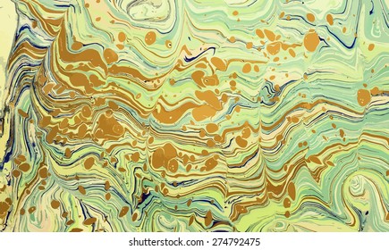 marbling style artwork ebru texture, exotic abstract background 