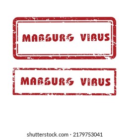 Marburg virus, Text Marburg virus and Virus. Vector file