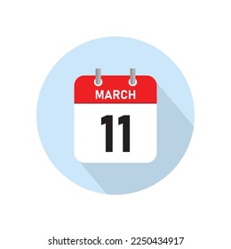 March 11 Concept Design. Vector Illustration.