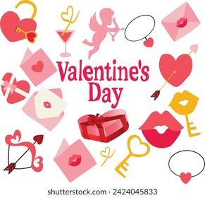 march 14 is White Valentine's day Vector illustration
