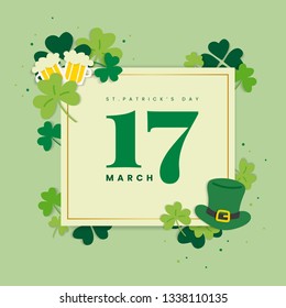 March 17th St.Patrick's Day vector