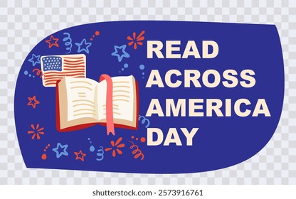 March 2 , READ ACROSS AMERICA DAY , vector illustration