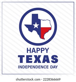 2. März, Texas Independence Day. Hintergrund, Poster, Karte, Banner, Vektorgrafik