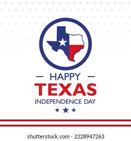 March 2, Texas Independence Day. Background, poster, card, banner vector illustration