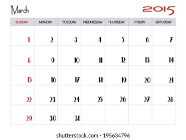 March 2015 in english
