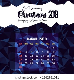 March 2019 Calendar Template