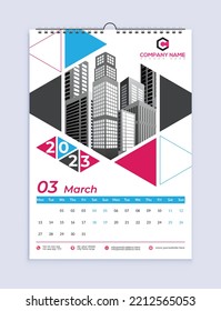 March 2023 calendar with printable and Well Organized or Easy to edit
