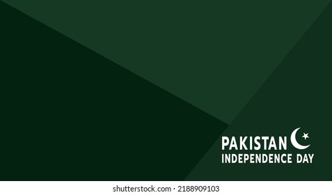March 23 pakistan day. green abstract background design