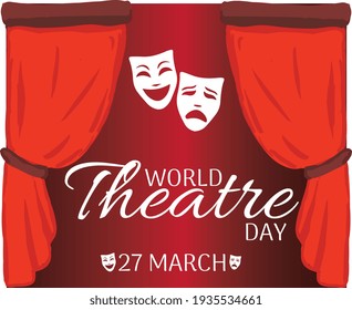 March 27 World Theatre Day Stock Vector (Royalty Free) 1935534661 ...