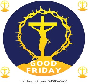 March 29 is Good FridayVector illustration.
Good for banner, poster, greeting card, party card, invitation, template, advertising, campaign, and social media. 
