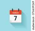 march calendar vector