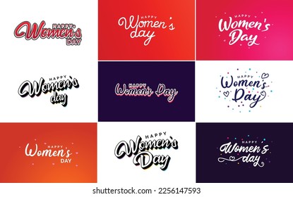 March 8 background with international women's day floral decorations in paper art style with a frame of flowers and leaves greeting card on pastel pink tone; vector illustration