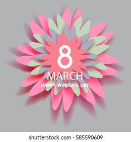 March 8. colorful flower