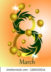 March 8  greeting card