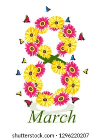 March 8  greeting card