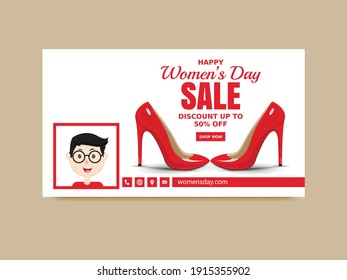 March 8, Happy Womens Day elegant banner. Invitations for the International Women's Day, Happy Mother's Day. Eps10 vector illustration.