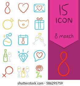 March 8, the icons
