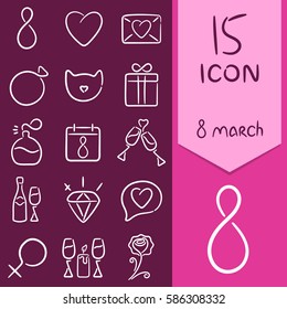March 8, the icons