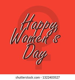 March 8. International Women's Day. Vector holiday illustration. Number eight. Modern banner design. Feminism concept - Vector
