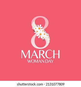 March 8, International Women's Day, vector