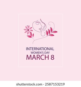 March 8 International Women's Day Celebration Emphasizing Women's Empowerment and Elegance