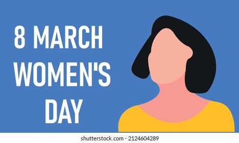 March 8, International Women's Day.Special day concept.